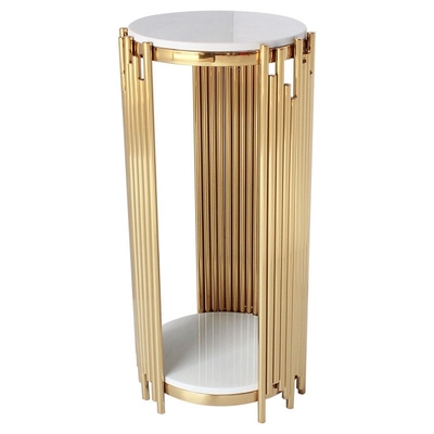 Höhen-Seite Sofa Table Living Room Set des Edelstahl-60cm
