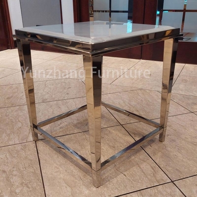 Silver Frame SS201 Einfacher Betttisch Kleiner quadratischer CBM-Tisch für Schlafzimmer