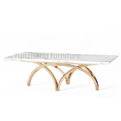 Elegante stilvolle Goldmitte-Tabelle für Wohnzimmer-einfache Struktur
