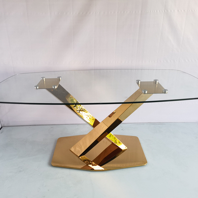 Zeitgenössischer Luxusedelstahl-Tafelsilber-Rose Gold Color For Home-Dekor