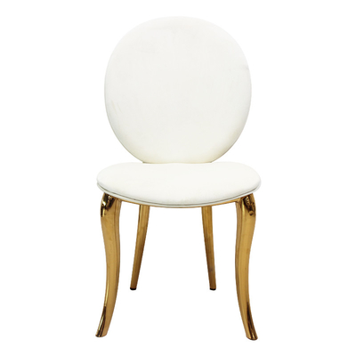 Moderne einfache italienische Art der ledernen hellen LuxusEsszimmer-Stühle der oberen Grenze, die Stuhl speist
