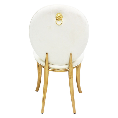 Moderne einfache italienische Art der ledernen hellen LuxusEsszimmer-Stühle der oberen Grenze, die Stuhl speist