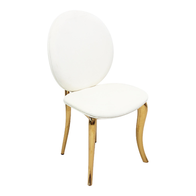 Moderne einfache italienische Art der ledernen hellen LuxusEsszimmer-Stühle der oberen Grenze, die Stuhl speist