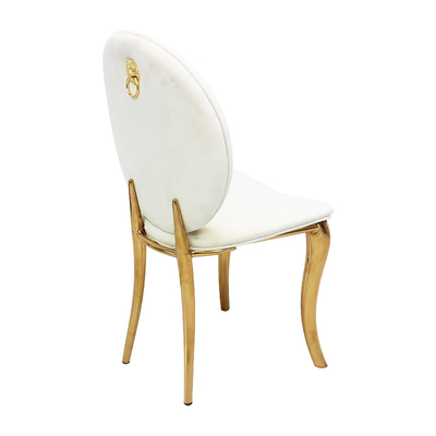 Moderne einfache italienische Art der ledernen hellen LuxusEsszimmer-Stühle der oberen Grenze, die Stuhl speist