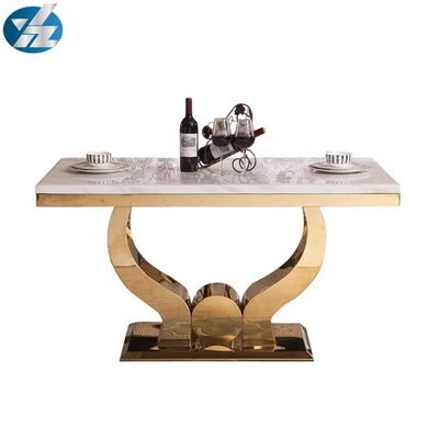 Premium 6 Stuhl Marmor Esszet 36 Zoll Tisch Rechteck Form