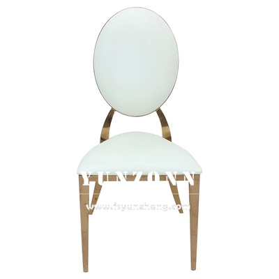Goldedelstahl-Hochzeit sitzt königlichen Heiratsstuhl-Mieten W49xD53xH94cm vor