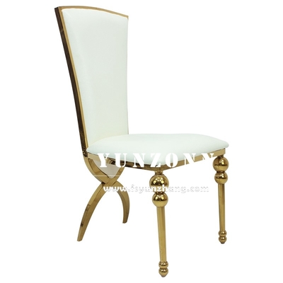 Große Luxusheiratsstühle für Braut-und Bräutigam-Chair Cross Back-Beine