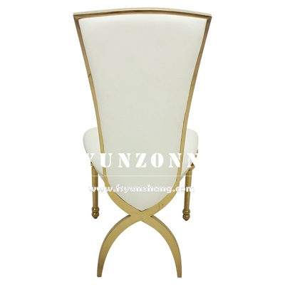 Große Luxusheiratsstühle für Braut-und Bräutigam-Chair Cross Back-Beine