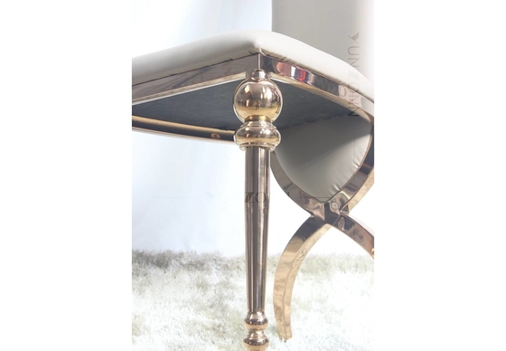 Große Luxusheiratsstühle für Braut-und Bräutigam-Chair Cross Back-Beine