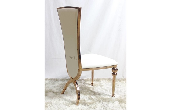 Große Luxusheiratsstühle für Braut-und Bräutigam-Chair Cross Back-Beine