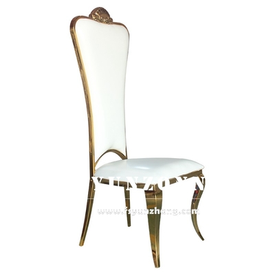 Hoher hinterer goldener Braut-und Bräutigam-Chair Elegant Wedding-Bankett-Stuhl