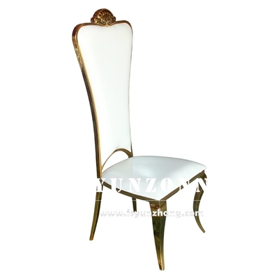 Hoher hinterer goldener Braut-und Bräutigam-Chair Elegant Wedding-Bankett-Stuhl