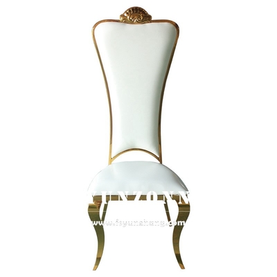 Hoher hinterer goldener Braut-und Bräutigam-Chair Elegant Wedding-Bankett-Stuhl