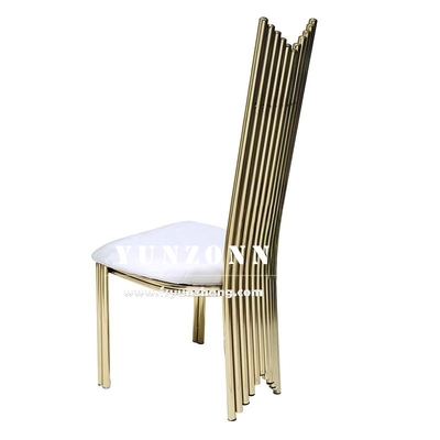 Hochzeitsveranstaltung Bankettstühle Moderne Möbel Edelstahl Hochzeitsparty-Sessel