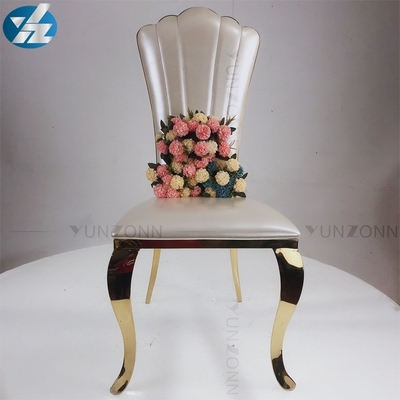 Eleganz-Stuhl mit hohem hinterem Entwurfs-China-Hersteller For Wholesale Miet für Ereignis