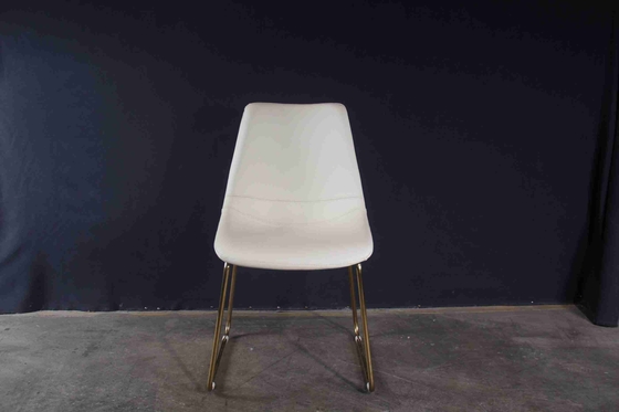 Der italienische moderne Minimalist, der Stuhl speist, füllte Esszimmer-Stuhl-einfache nordische Metallbeine auf