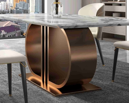 SUS 12 Fuß-Licht-modernes Luxus Speisetisch Esszimmer-Möbel