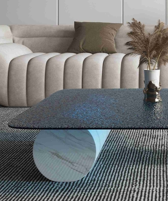 Helles Luxusrundes Couchtisch-kreatives Marmorierungwohnzimmer-Spitzendesigner Style