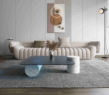 Helles Luxusrundes Couchtisch-kreatives Marmorierungwohnzimmer-Spitzendesigner Style