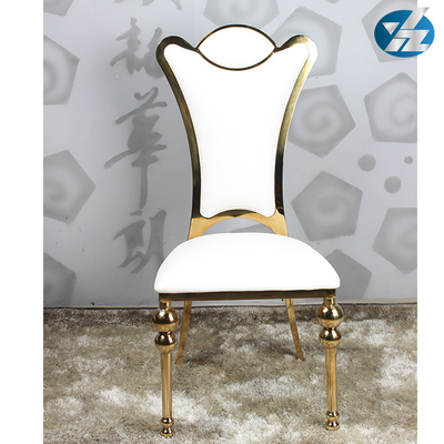 55X60X110 SS polsterte das Speisen Stuhl-von Gold überzogenen Hotel-Hochzeits-Ereignis-Stühlen