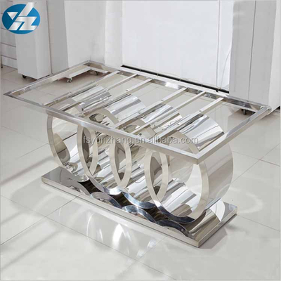Schwere Basis-modernes Luxus Speisetisch Schwarzglas-Spitzen-Speisetisch L200xW100xH75cm