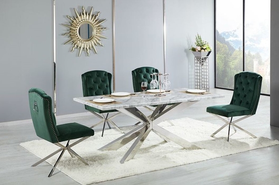 4 Personen-Querbasis-moderne Luxusspeisetische für Wohnzimmer