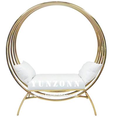 Guter Preis Klassisches Hochzeitssofa für Ehepaare, Runder Hochzeitsthron, Vogelkäfigstuhl Online