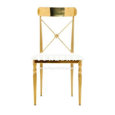 Guter Preis Vermietung von Hochzeitsstühlen aus Edelstahl Online