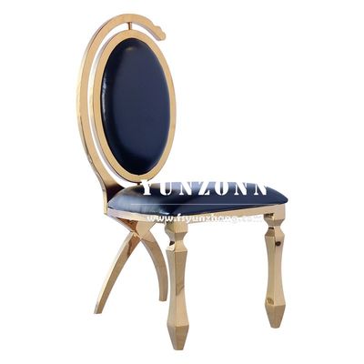 Guter Preis Luxus-Hotelmöbel in Dubai Billig Großhandel Gold Edelstahl Bankett Hochzeitsstuhl für Veranstaltungsparty Online