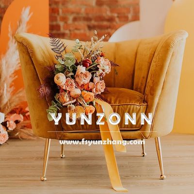 Europäischer königlicher Hochzeits-Samt-Lounge-Sessel und -Liebesitz für Hotel-Sofa-Veranstaltungen