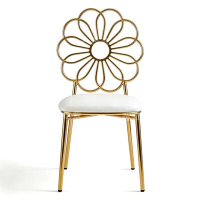 Guter Preis Bankett Stapeln Hochzeitsfeier Goldrahmen Dekoration SS Mahlzeit Metallische Möbel Vermietung Veranstaltungsstuhl Online