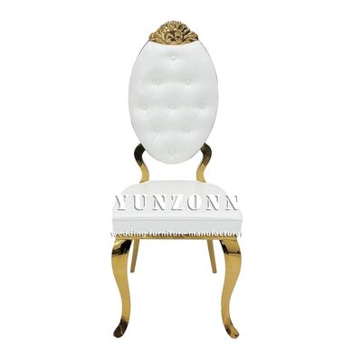 Guter Preis Amerikanischer beliebter Großhandel Modern Metal Hotel Bankett Party Edelstahl Stuhl für Hochzeitsveranstaltung Online