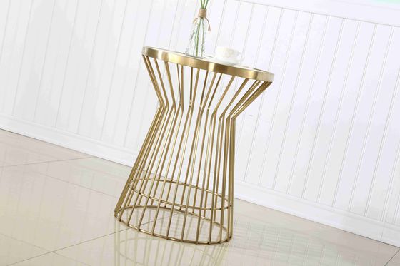 Guter Preis Goldene Edelstahl-Hochzeits-Spiegel-Kuchen-Luxustabelle für die Ereignis-Verzierung Online