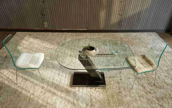 Guter Preis Extensional ungleichmäßig geformter drehender Spitzen-Speisetisch-Abwehr-Raum für Esszimmer Online